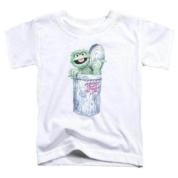 Other - Sesame Street About That Street Life Toddler T-Shirt White